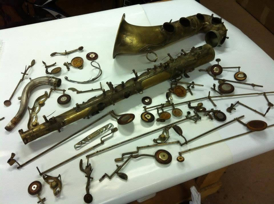 Tenor saxophone overhaul, photo 13